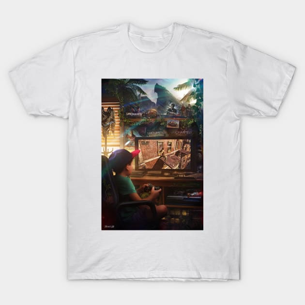 Uncharted Tribute T-Shirt by Rachid Lotf